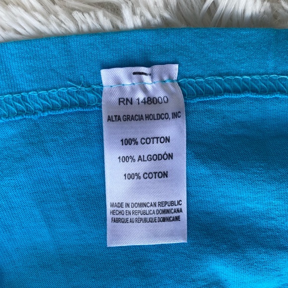 ALTA GRACIA • College of Charleston Blue & White Tee Shirt size Large - Picture 13 of 16